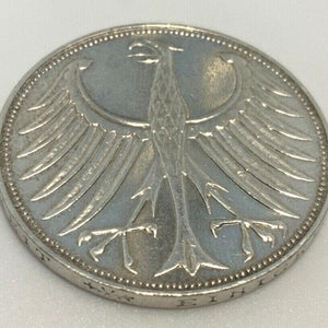 5 Deutsche Mark Silberadler 1967 D