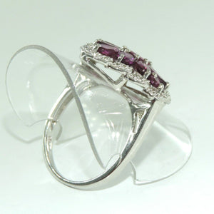 Damen Ring Amethyst 925er Silber 60 19,1 mm Ø