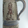 Laden Sie das Bild in den Galerie-Viewer, Bierkrug mit Zinndeckel / 2 Liter / Saul Holofernes
