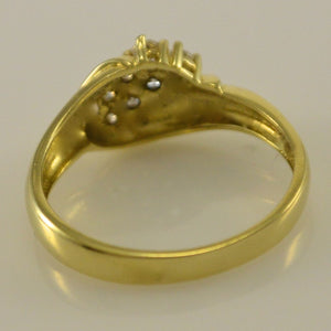 Vintage Damenring mit ca. 0.60ct.Diamanten / 585er 14 Karat Gold 56 17,8 mm Ø *