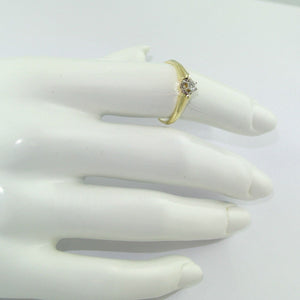 Vintage Damen-Ring mit 0.20 ct.Brillant / 585er -14 Karat Gold 57 18,1 mm Ø*