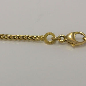 Vintage Kette mit Anhänger Gemme 333er 8 Karat Gold