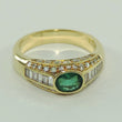 Laden Sie das Bild in den Galerie-Viewer, Wempe Damenring mit Smaragd 0.63ct &amp; Diamanten 0.78ct / 750er Gold 18 Karat *
