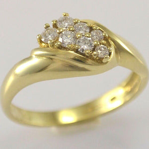 Vintage Damenring mit ca. 0.60ct.Diamanten / 585er 14 Karat Gold 56 17,8 mm Ø *