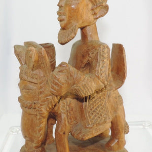 Holzfigur Skulptur Ile-Ife Nigeria Afrika Handgeschnitzt Kunst