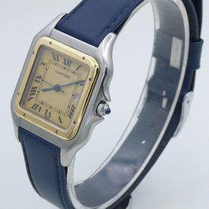 Cartier Panthera Quartz Herrenuhr Stahl & Gold 18 Karat Ref. 187957