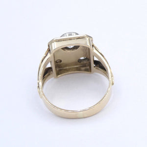 Damenring Diamanten 585er - 14 Karat Rotgold ca.0.65 ct. / 49 15,6 mm Ø