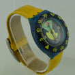 Laden Sie das Bild in den Galerie-Viewer, Swatch - Armbanduhr / mit gelben Lederarmband / Quarz
