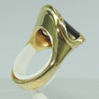 Laden Sie das Bild in den Galerie-Viewer, Damen Ring 750er Gold mit Rauchquarz &amp; Brillianten ca. 0.30 ct - 58 18,4 mm Ø *
