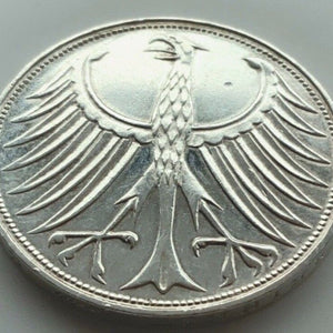 5 Deutsche Mark Silberadler 1970 G