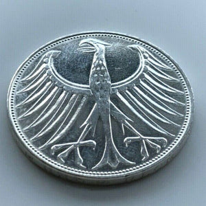 5 Deutsche Mark Silberadler 1974 D