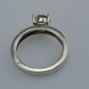 Damen-Ring mit Solitär Zirkonia / 925er Silber