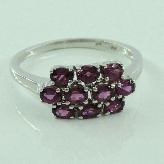 Damenring mit Amethyst / 925er Silber / 67 21,3 mm Ø