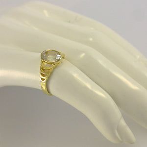 Damenring mit Zirkonia / 333er 8 Karat Gold 55 17,5 mm Ø *