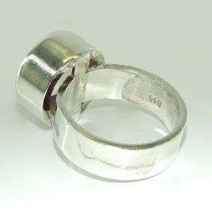 Vintage Damenring Silber 835er mit Zirkonia 52 16,5 mm Ø