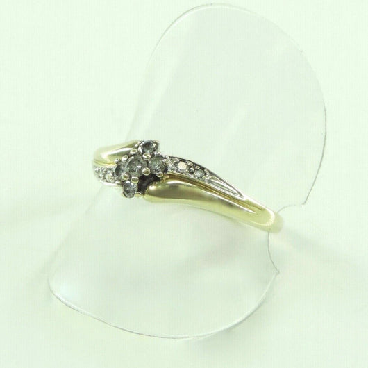 Vintage Damenring 585er 14 Karat Gold mit Diamanten 0,25 ct 63 20,0 mm Ø *