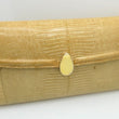 Laden Sie das Bild in den Galerie-Viewer, Vintage Cesare Piccini echte Schlangenleder Handtasche Schulterkette Vergoldet
