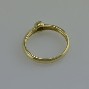 Ring mit 0.10 ct. Diamant / 333er 8 Karat Gelbgold 54 17,2 mm Ø *