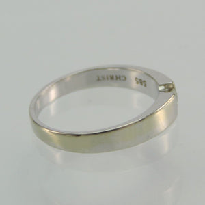 Christ Damen Ring mit 0.10 ct Diamant -585er 14Karat Weißgold - 54 17,2 mm Ø *