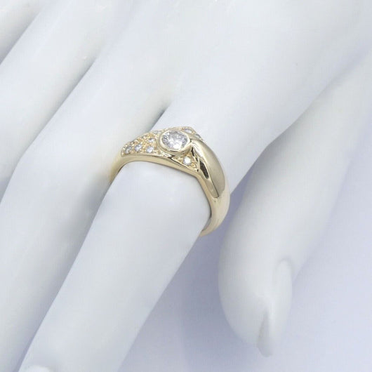 Damenring 585er 14 Karat mit Diamanten ca. 0.90 ct. / 58 18,4 mm Ø