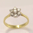 Laden Sie das Bild in den Galerie-Viewer, Vintage Damen-Ring mit Diamanten 0.40ct 585er 14 Karat Gold - 50 15,9 mm Ø *
