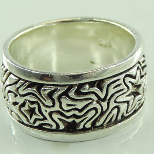 Vintage Unisex-Ring/ Silber 925er 60 19,1 mm Ø