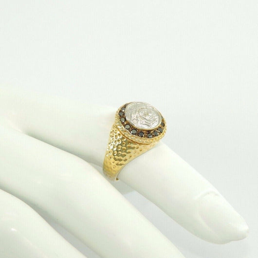 Vintage Damenring mit Turmalin / 585er Gold 14 Karat / 54 17,2 mm Ø *