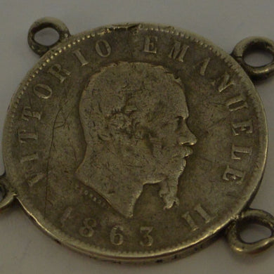 2 Lire 1863 Münze / Vittorio Emanuele II