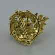 Laden Sie das Bild in den Galerie-Viewer, Vintage Brosche mit 0.48 ct. Brillanten &amp; Perle / 585er - 14 Karat Gold
