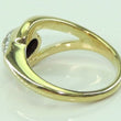 Laden Sie das Bild in den Galerie-Viewer, Vintage Damen Ring 585er Gold mit Diamanten ca. 0.15 ct - 52 16,5 mm Ø
