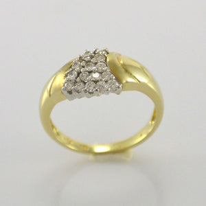 Vintage Damenring mit ca. 0.74ct. Diamanten / 585er 14 K Gold 54 17,2 mm Ø *