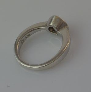 VIVENTY Damen-Solitär-Ring - mit Zirkonia-Herz / 925er Silber