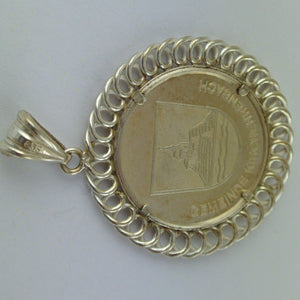 Medaille - Gemeinde Kirchehrenbach - eingefasst in 835er Silber