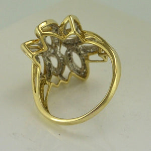 Vintage Damenring mit ca, 1,50 ct. Diamanten / 375er 9 K Gold - 59 18,8 mm Ø*