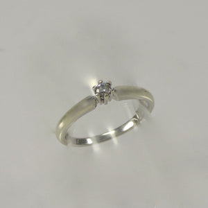 Damen-Ring mit 0.08 ct. Diamant 333er 8 Karat Gold 58 16,8 mm Ø *