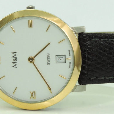 M&M Quartz Swiss Herrenuhr Ref-1293.71