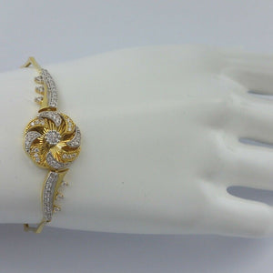 Vintage Armband mit "Zirkonia" 750er - 18 Karat Gold