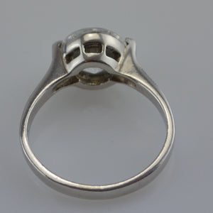 Damen-Ring mit Solitär Zirkonia / 925er Silber