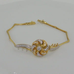 Vintage Armband mit "Zirkonia" 750er - 18 Karat Gold