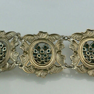 Vintage Damenarmband mit Türkis / Metall ca. 18 cm