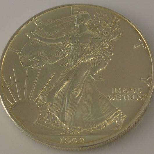 STATI UNITI 1 Dollaro American Eagle Moneta d'argento 1992 1 Oz. 1 Oz 999/1000