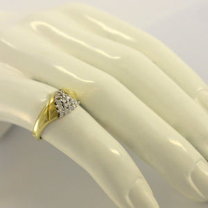 Vintage Damenring mit ca. 0.74ct. Diamanten / 585er 14 K Gold 54 17,2 mm Ø *