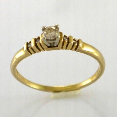 Vintage Damenring-Ring mit 0.30ct. Diamenten/ 585er 14 K Gold- 58 18,4 mm Ø *