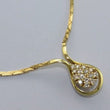 Laden Sie das Bild in den Galerie-Viewer, Vintage Collier mit ca, 0.75 ct. Brillanten / 585er 14 Karat Gold 42cm
