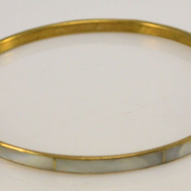 Armreif vergoldet / ⌀ 6,4 cm