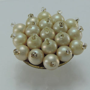 Brosche Mode Schmuck Perlen Vintage