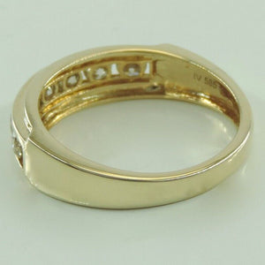 Vintage Damenring 585er 14 Karat Gold mit Diamanten ca. 0,70ct 63 20,0 mm Ø *