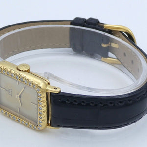 Vintage Ebel Damen Uhr Handaufzug mit ca. 0.60 ct. Diamanten / 750er 18 K Gold