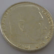 Laden Sie das Bild in den Galerie-Viewer, Third Reich 2 Reichsmark Silver coin 1938 B - Hindenburg with HK
