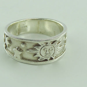 Unisex Ring / 925er Silber - 59 18,8 mm Ø